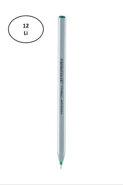 Pensan Trıball Tükenmez Kalem Yeşil 12.Li 1 mm - 4