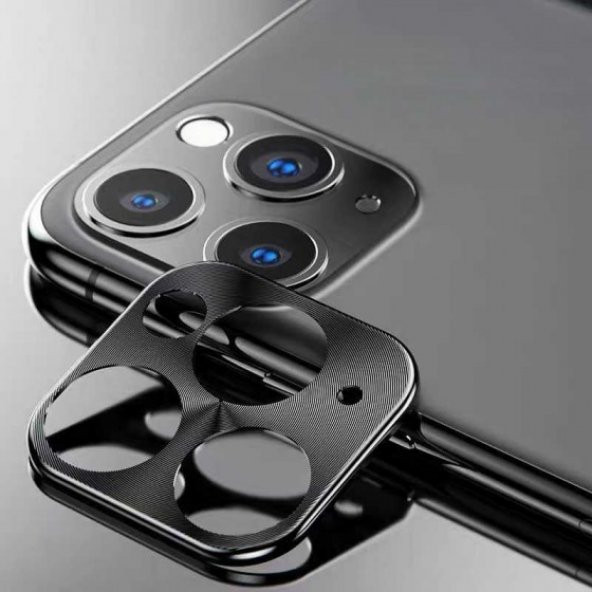 Apple iPhone 11 Pro Max Metal Kamera Lens Koruyucu