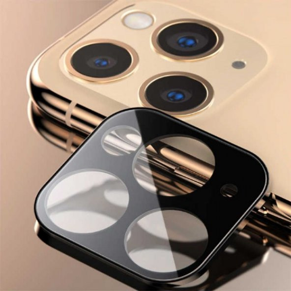 Apple iPhone 11 Pro Max CP-02 Metal Kamera Lens Koruyucu