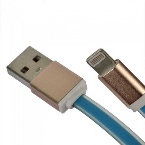 Lightning Hızlı Şarj ve Usb Data Kablosu - Kablo Karışmasını Önleyici İnce Tasarım - 10