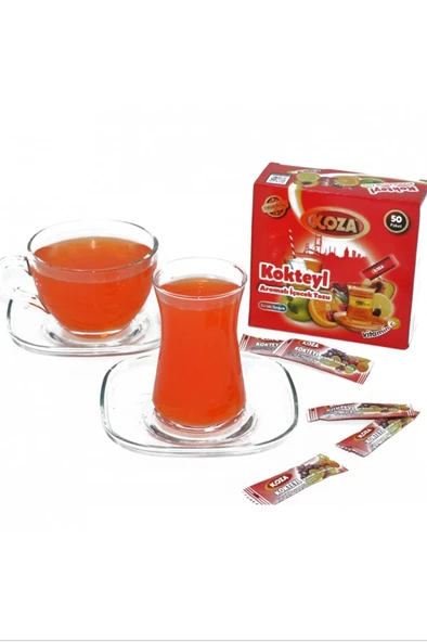 Koza Tek İçimlik Kokteyl Aromalı Toz İçecek 50'li - 2