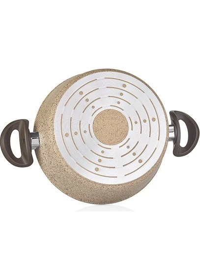 Falez Creamy Granit 28 Cm Derin Tencere - 5