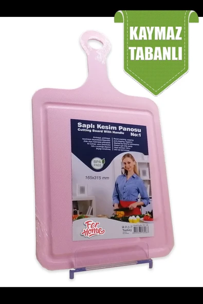 Kesme Tahtası Kaydırmaz Plastik Kesme Sunum Tahtası Pratik Kesim Panosu 165x315 Mm Royaleks-FR-105 - 4