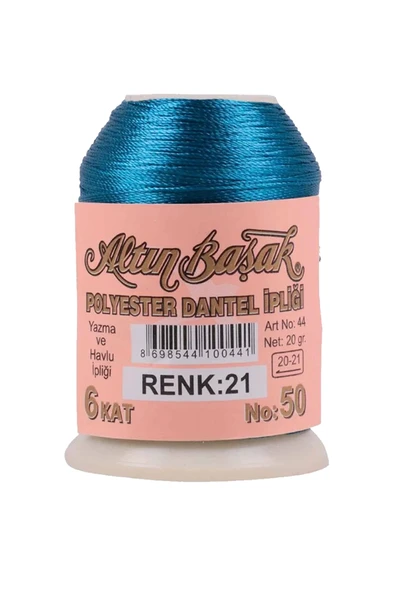 3 Adet Altınbaşak Oya ve Dantel İpi 20 gr - Royaleks - No: 021 - 3