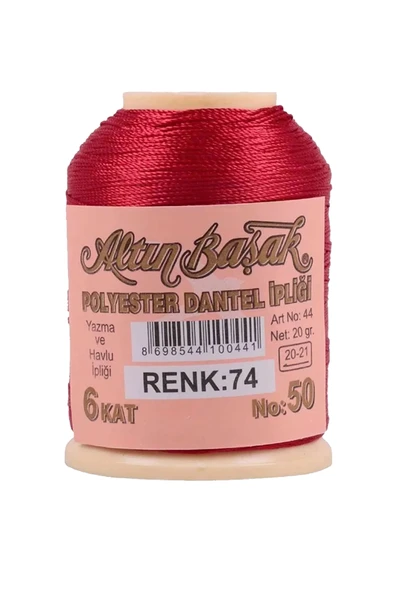 3 Adet Altınbaşak Oya ve Dantel İpi 20 gr - Royaleks - No: 074 - 3