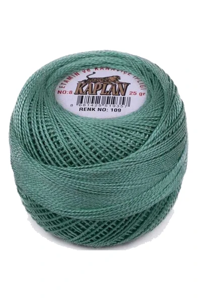3 Adet Kaplan Etamin Ve Kanaviçe İpi 8 No Kod/Renk: 109 - 202 - 922 - Ryl - Resim 3
