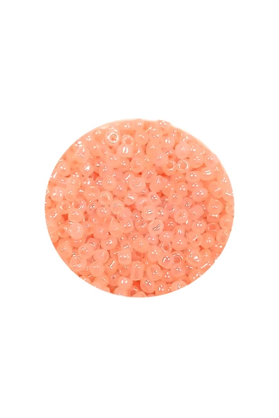 Dökme Cam Kum Boncuk (11/0) 2 mm - 60 Gram -  Pudra - BNC060 - 2