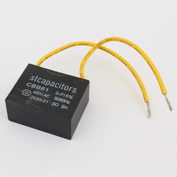 3 MF 450V KUTUPSUZ KONDANSATÖR - Resim 2