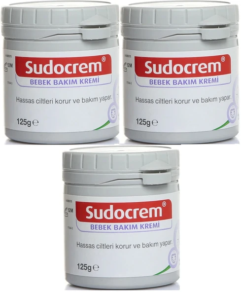 Sudocrem Cilt Bebek Bakım - Pişik Kremi 125GR (3 Lü Set)