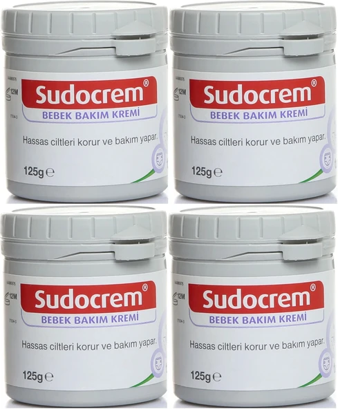 Sudocrem Cilt Bebek Bakım - Pişik Kremi 125GR (4 Lü Set)