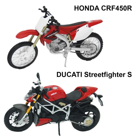 1:12 Model Oyuncak Metal Motorsiklet - 2