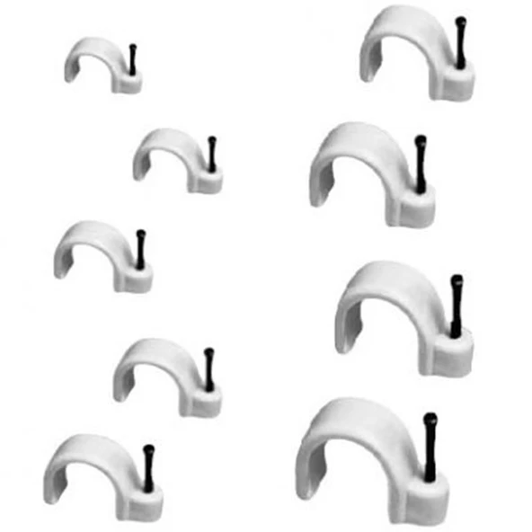 KARYA 7 NUMARA ÇELİK ÇİVİLİ 16 MM KROŞE (100'LÜ POŞET)(4X10 ANTİGRON KABLOLAR İÇİN)