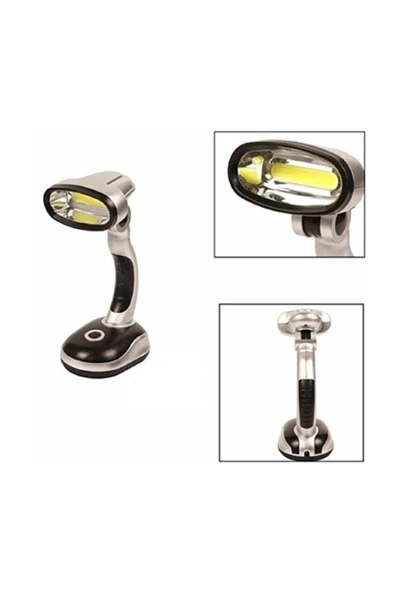 Led Spot Ledli Masa Lambası Pilli  Masaüstü Işık Güçlü - 2