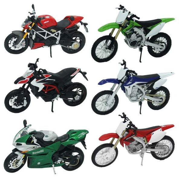 1:12 Model Oyuncak Metal Motorsiklet