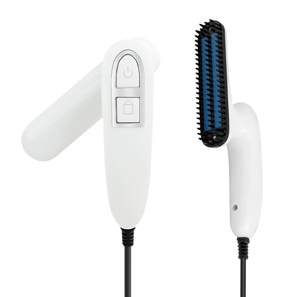 POWERMASTER PS-1828 TAŞINABİLİR ÇOK FONKSİYONLU SAÇ VE SAKAL DÜZLEŞTİRİCİ TARAK - 2