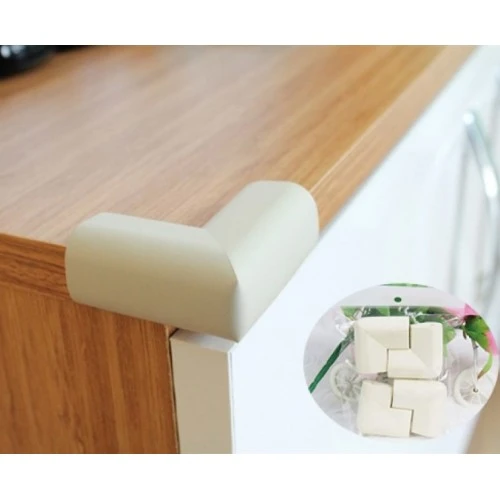 4 lü Masa Sehpa Köşe Koruyucu Kauçuk - Çocuk Koruma Aparatı - 2