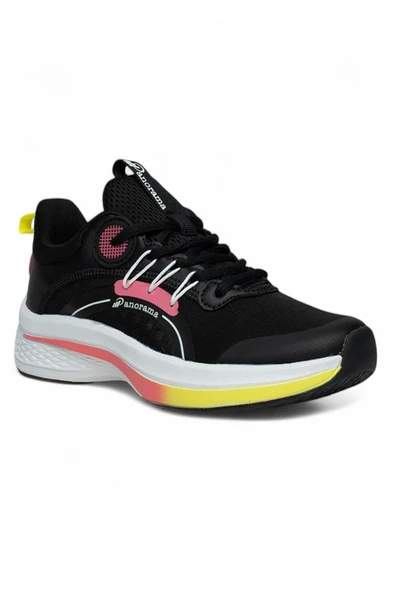 Celira Pnr Siyah Triko Kadın Sneaker Spor Ayakkabı - Resim 2