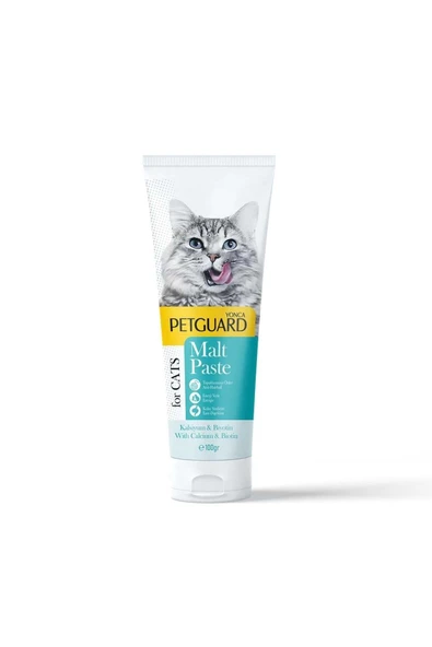 Petguard Kedi Malt Paste Kalsiyum&Biotin Anti-hairball Kolay Sindirim 100 gr ürün görseli 1