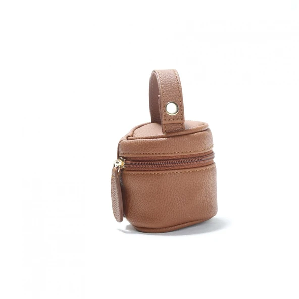 M&Y Gaia Deri Anne Bebek Bakım Çanta Seti 7240 Taba - 7