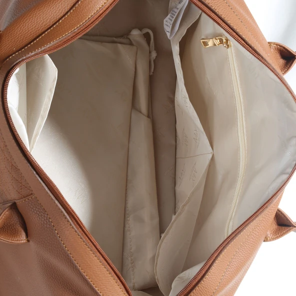 M&Y Gaia Deri Anne Bebek Bakım Çanta Seti 7240 Taba - 10