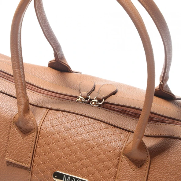 M&Y Gaia Deri Anne Bebek Bakım Çanta Seti 7240 Taba - 9