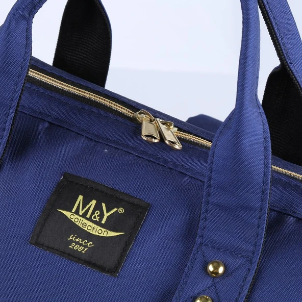 M&Y Go Anne Bebek Bakım Sırt Çantası 6610 Lacivert - 5
