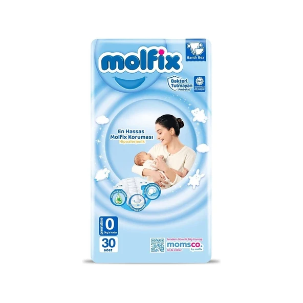 Molfix Premature Bebek Bezi 0 Beden 0-3 Kg 30 Adet - Resim 3