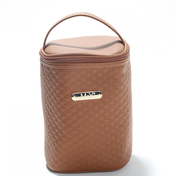 M&Y Gaia Deri Anne Bebek Bakım Çanta Seti 7240 Taba - 6