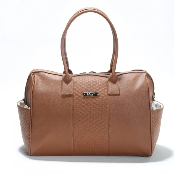 M&Y Gaia Deri Anne Bebek Bakım Çanta Seti 7240 Taba - 4