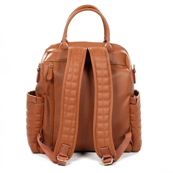 M&Y Kitty Deri Anne Bebek Bakım Sırt Çantası 7271 Taba - 4