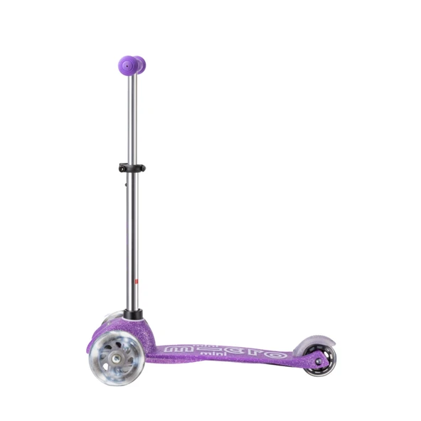 Micro Mini Deluxe 3 Tekerlekli Scooter Fairy Glitter Led Mor  Mor 2-5 Yaş - 9