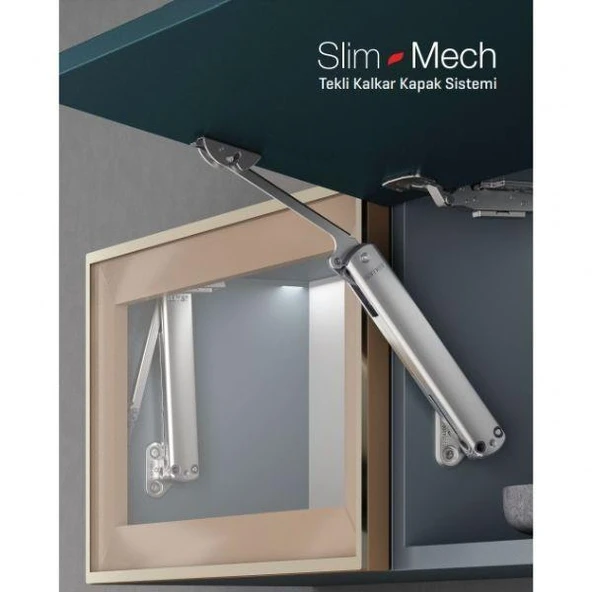 Samet slim mech tekli kalkan kapak mekanizması - Resim 2