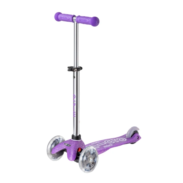 Micro Mini Deluxe 3 Tekerlekli Scooter Fairy Glitter Led Mor  Mor 2-5 Yaş - 6
