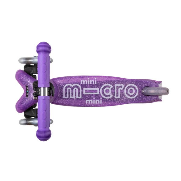 Micro Mini Deluxe 3 Tekerlekli Scooter Fairy Glitter Led Mor  Mor 2-5 Yaş - 10