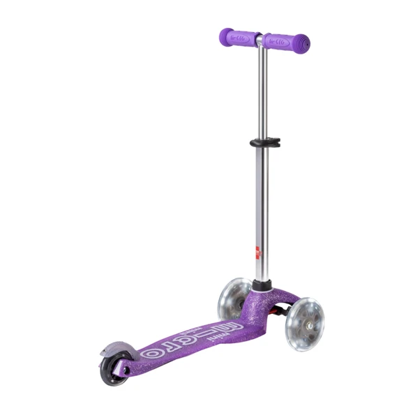 Micro Mini Deluxe 3 Tekerlekli Scooter Fairy Glitter Led Mor  Mor 2-5 Yaş - 7