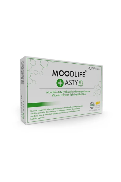 Moodlife Asty için Probiyotik Destek 30 Kapsül - 3