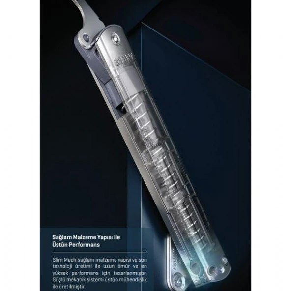 Samet slim mech tekli kalkan kapak mekanizması - Resim 3