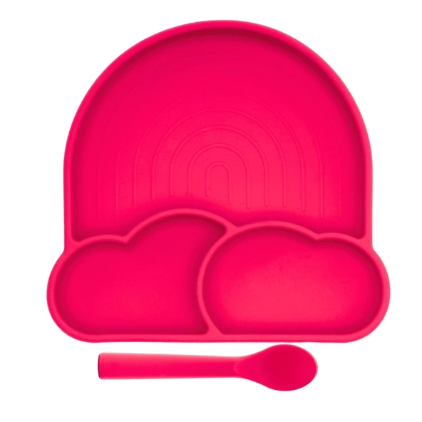 Babychefs Silikon Bebek Beslenme Seti 6 Parça-Pembe - 8