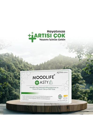 Moodlife Asty için Probiyotik Destek 30 Kapsül - 2