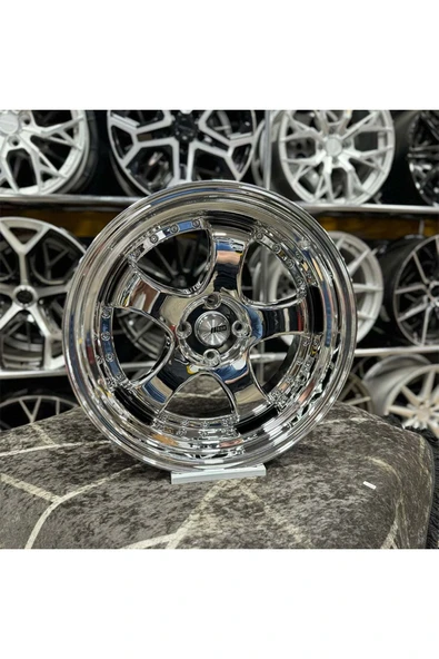 arceo 18" (inç) 4x100 SSR KROM  Uyumlu CLİO UYUMLU Krom Jant (4 ADET)