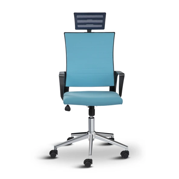 Asbir Mobilya Rigel Başlıklı Metal Ayaklı Ev Ve Ofis Koltuğu Çalışma Koltuğu