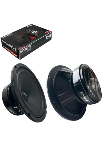 Massive Ms-m8b Oto Midrange 20cm 400 Watt 150rms 2 Adet