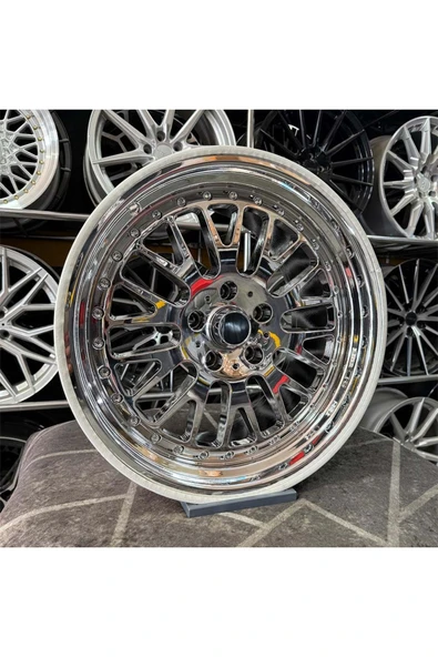kormetal 18 İnç 5x112 Ccv Golf Jetta Passat Leon Uyumlu Krom Jant Modeli Volkswagen (4 Adet)