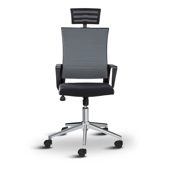 Asbir Mobilya Rigel Başlıklı Metal Ayaklı Ev Ve Ofis Koltuğu Çalışma Koltuğu