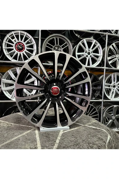 kormetal 15 inç 5x98 EGEA Siyah Elmas Kesim Jant Modeli Fiat Uyumlu