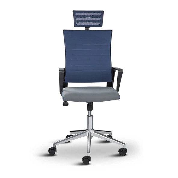 Asbir Mobilya Rigel Başlıklı Metal Ayaklı Ev Ve Ofis Koltuğu Çalışma Koltuğu