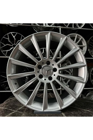 kormetal 19 inç 5x112 MERCEDES S GLASS Gümüş Jant Modeli Mercedes Uyumlu