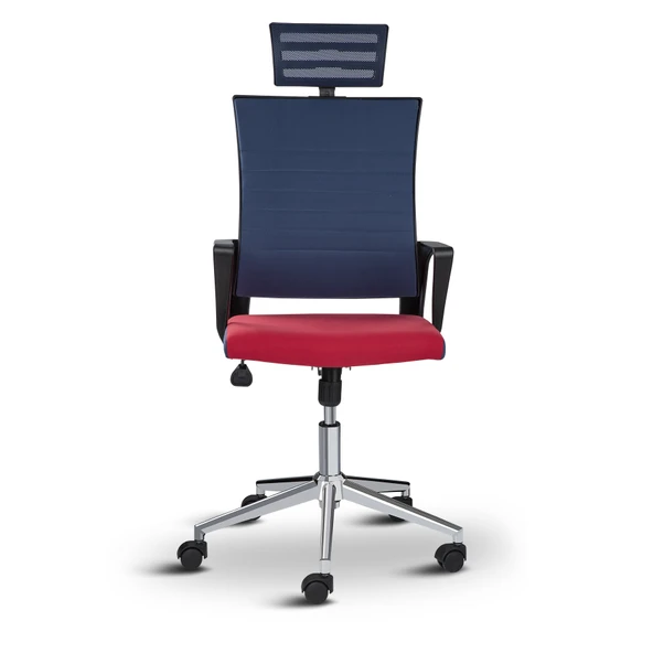 Asbir Mobilya Rigel Başlıklı Metal Ayaklı Ev Ve Ofis Koltuğu Çalışma Koltuğu