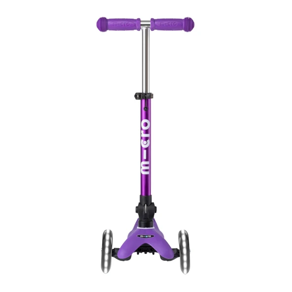 Micro Mini Deluxe Foldable 3 Tekerlekli Scooter Led Mor Mor 2-5 Yaş - 11