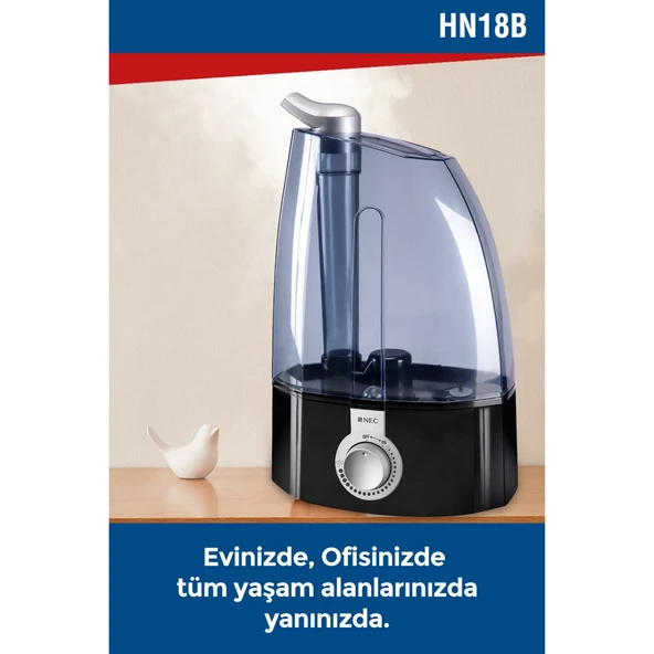 NEC HN18B ULTRASONİK HAVA NEMLENDİRİCİ SİYAH - 4